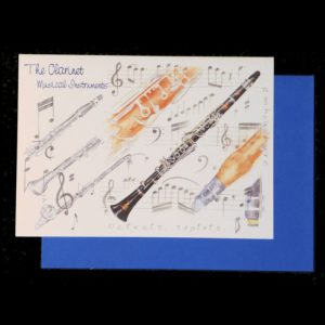 Clarinet Card Musical Instruments