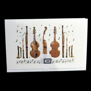 Double Bass Woodwind Card
