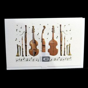 Double Bass Woodwind Card