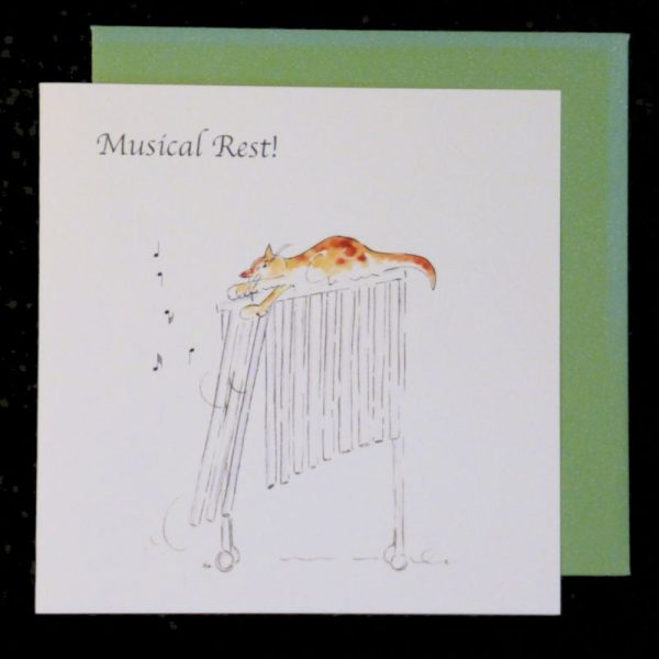 Musical Rest Card