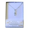 Silver Plated Treble Clef Pendant in Box