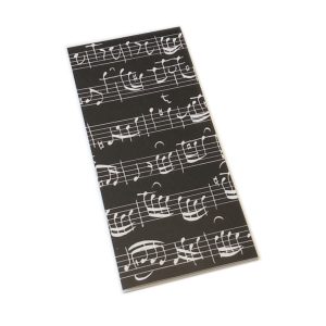 Magnetic Music Bookmark Black