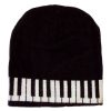 Piano Keyboard Design Beanie Hat